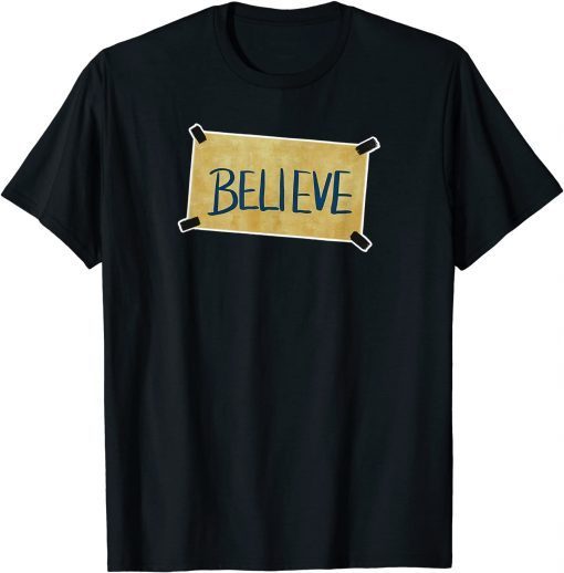 Coach Believe Soccer Lasso Motivational Ted Positivity Funny T-Shirt