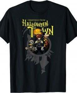 T-Shirt Disney Kingdom Hearts Greetings From Halloween Town