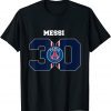 2021-2022 Paris Saint Germain match shirt with Messi 30 Gift T-Shirt