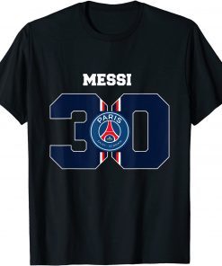 2021-2022 Paris Saint Germain match shirt with Messi 30 Gift T-Shirt