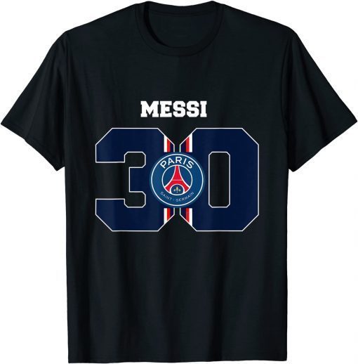 2021-2022 Paris Saint Germain match shirt with Messi 30 Gift T-Shirt