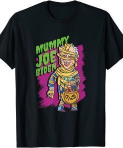 Official Joe Biden Mummy Pumpkin Funny Halloween 2021 T-Shirt