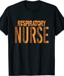 2021 Respiratory Therapist Nurse Halloween Costume Leopard RT T-Shirt