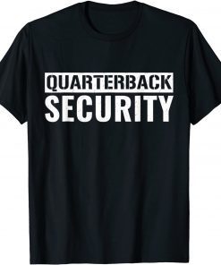 Official Mens Quarterback Security Sarcastic Football Linemen T-Shirt