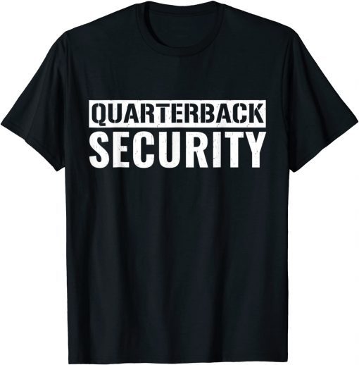 Official Mens Quarterback Security Sarcastic Football Linemen T-Shirt