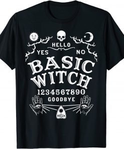 Occult Gothic Witchcraft Wiccan Ouija Board Basic Witch 2021 T-Shirt