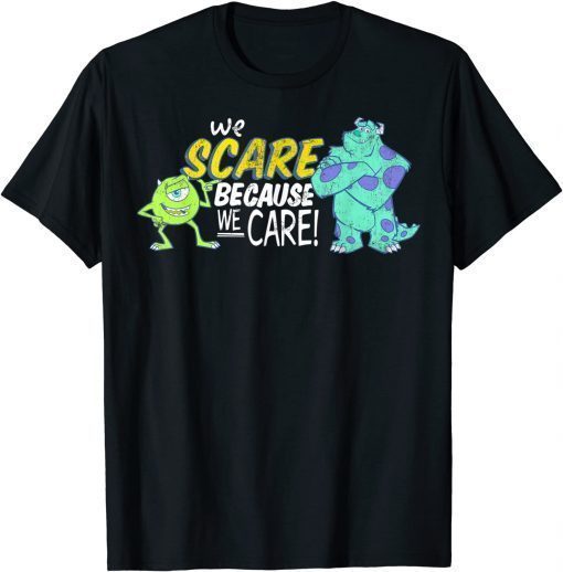 Classic Disney Monsters Inc. Scare We Care Graphic Shirt T-Shirt