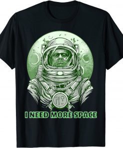 Official Frankenstein Astronaut I Need More Space Scary Halloween T-Shirt