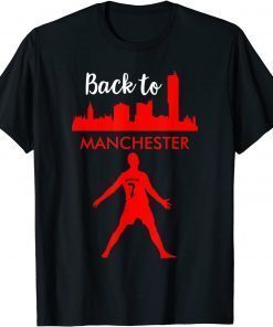 2021 Back To Manchester United Cristiano Ronaldo Football Fans No.7 T-Shirt