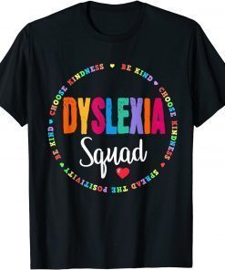 School Support Team Dyslexia Teacher Squad Reading Teacher Unisex T-Shirt