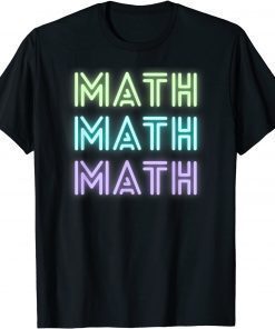 Official Math Math Math Teacher T-Shirt