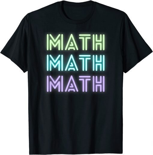 Official Math Math Math Teacher T-Shirt