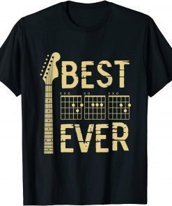 Guitarist Father Best Dad Ever D A D Chord Gifts Guitar Unisex T-Shirt