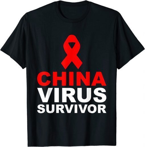 T-Shirt China Virus Survivor 2021