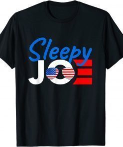 2021 Sleepy Biden - funny joe biden asleep T-Shirt