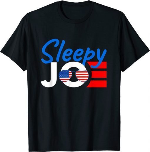 2021 Sleepy Biden - funny joe biden asleep T-Shirt