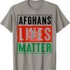 Afghans Lives Matter save and free Afghanistan Unisex T-Shirt