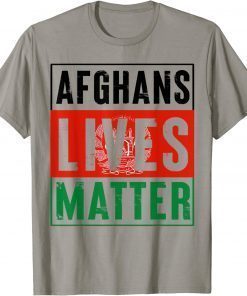 Afghans Lives Matter save and free Afghanistan Unisex T-Shirt