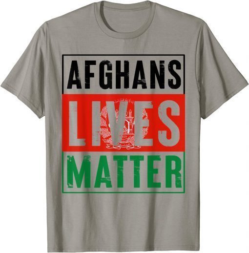 Afghans Lives Matter save and free Afghanistan Unisex T-Shirt