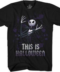 Disney Nightmare Before Christmas Jack This is Halloween Funny T-Shirt