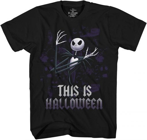 Disney Nightmare Before Christmas Jack This is Halloween Funny T-Shirt