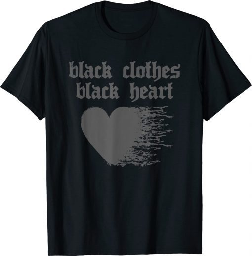 Black Soft Grunge Aesthetic Nu Goth Edgy Unisex T-Shirt