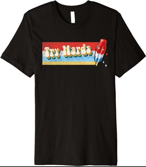 Try Hards Retro Summer Premium Tee Shirt