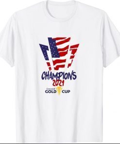 USA Champs Gold Cup Concacaf 2021 Tee Shirt