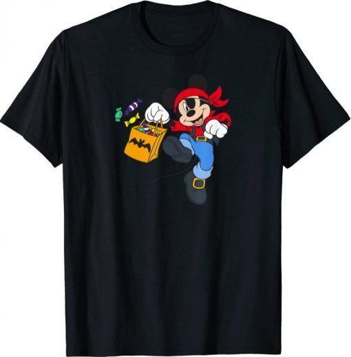 2021 Disney Halloween Mickey Mouse Pirate T-Shirt