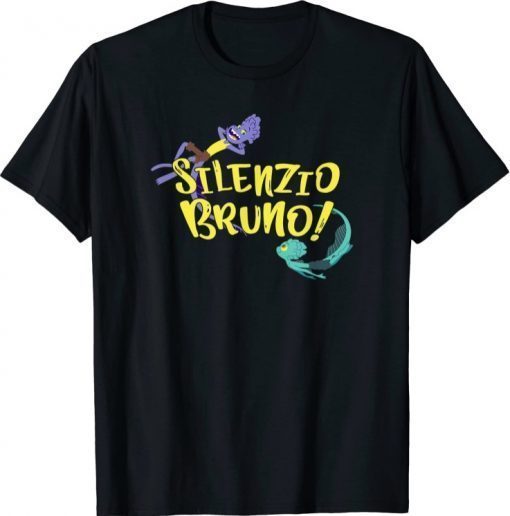 Disney Pixar Luca Silenzio Bruno! Characters Swimming Gift T-Shirt