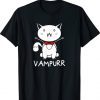 Vampurr Cute Cartoon Vampire Cat Shirt