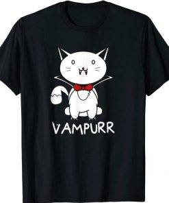 Vampurr Cute Cartoon Vampire Cat Shirt