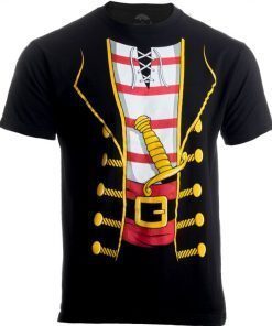 Pirate Costume Jumbo Print Novelty Funny Caribbean Cruise Shirt Funny Shirt