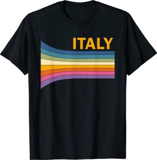 Unisex Retro Vintage 70s Italy T-Shirt