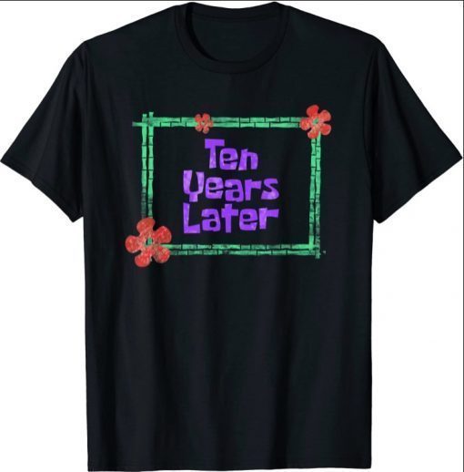 Funny Ten Years Later 10 year old birthday party T-Shirt