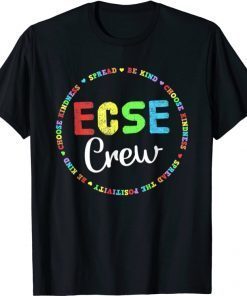 Early Childhood Special Education SPED ECSE Crew Gift T-Shirt