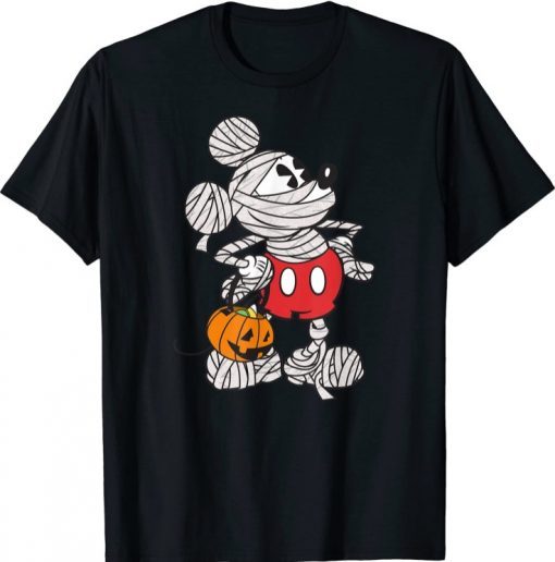 Funny Disney Mickey Mouse Mummy Halloween T-Shirt