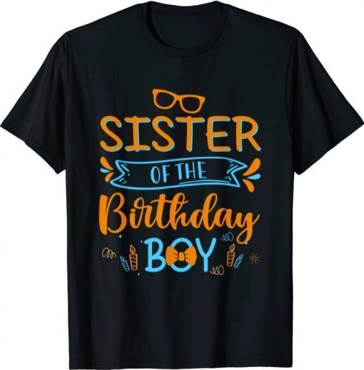 2021 Blippis Birthday Boys Family For Sister Lover T-Shirt