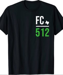 Austin Texas Soccer 512 Futbol Fan Match Day Badge Gift Shirts