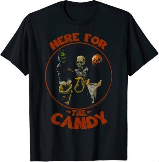 Halloween 3 Silver Shamrock Masks Here For The Candy T-Shirt