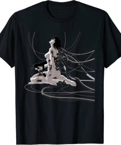 Black and White Ghosts Classic Art In The Shell Anime Season 2021 Shirt