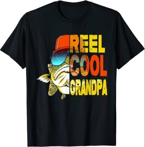 Grandpa Fishing Cool 2021 T-Shirt