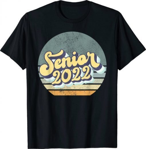 Retro Senior 2022, Class of 2022 Senior Gift T-Shirt