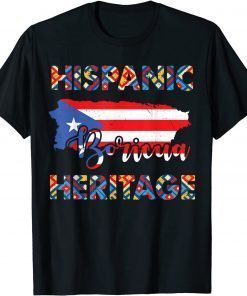 National Hispanic Heritage Month Shirts Puerto Rico T-Shirt