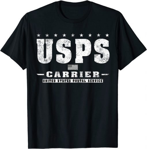 USPS Carrier Distressed Vintage Design T-Shirt