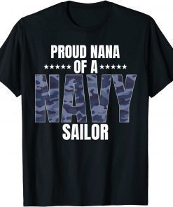 Proud Nana of a Navy Sailor Veteran Day T-Shirt