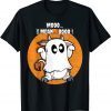 Ghost Cow Moo I Mean Boo Pumpkin T-Shirt