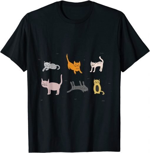 Cats Graphic Tee T-Shirt