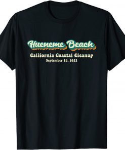 Official Port Hueneme Beach California 2021 Coastal Cleanup T-Shirt