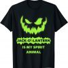 Funny Halloween Scary Jack O Lantern Pumpkin Face T-Shirt